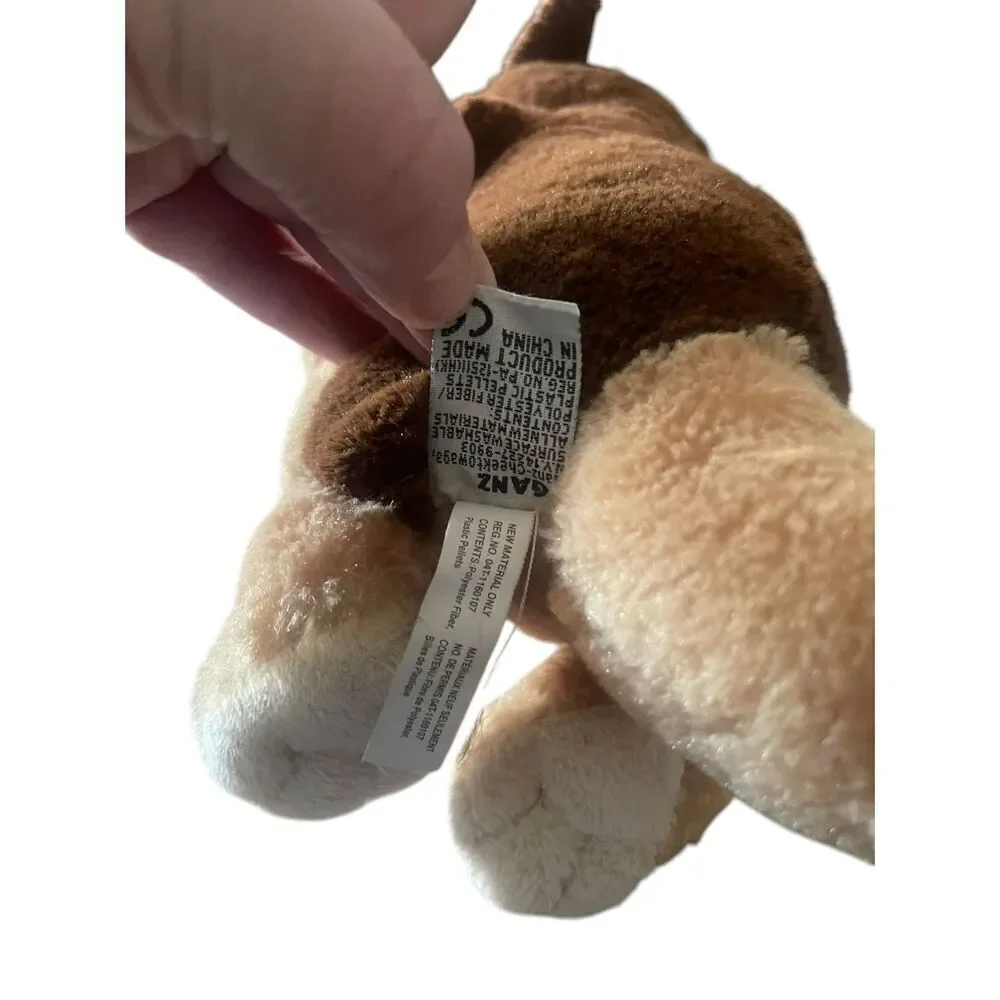 Ganz webkinz Kids Brown Beige Kangaroo Plush Stuffed Animal Toy